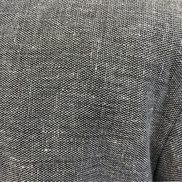 Lafayette 148 NY wool & linen black and white tweed single button blazer size 10 - Picture 13 of 15